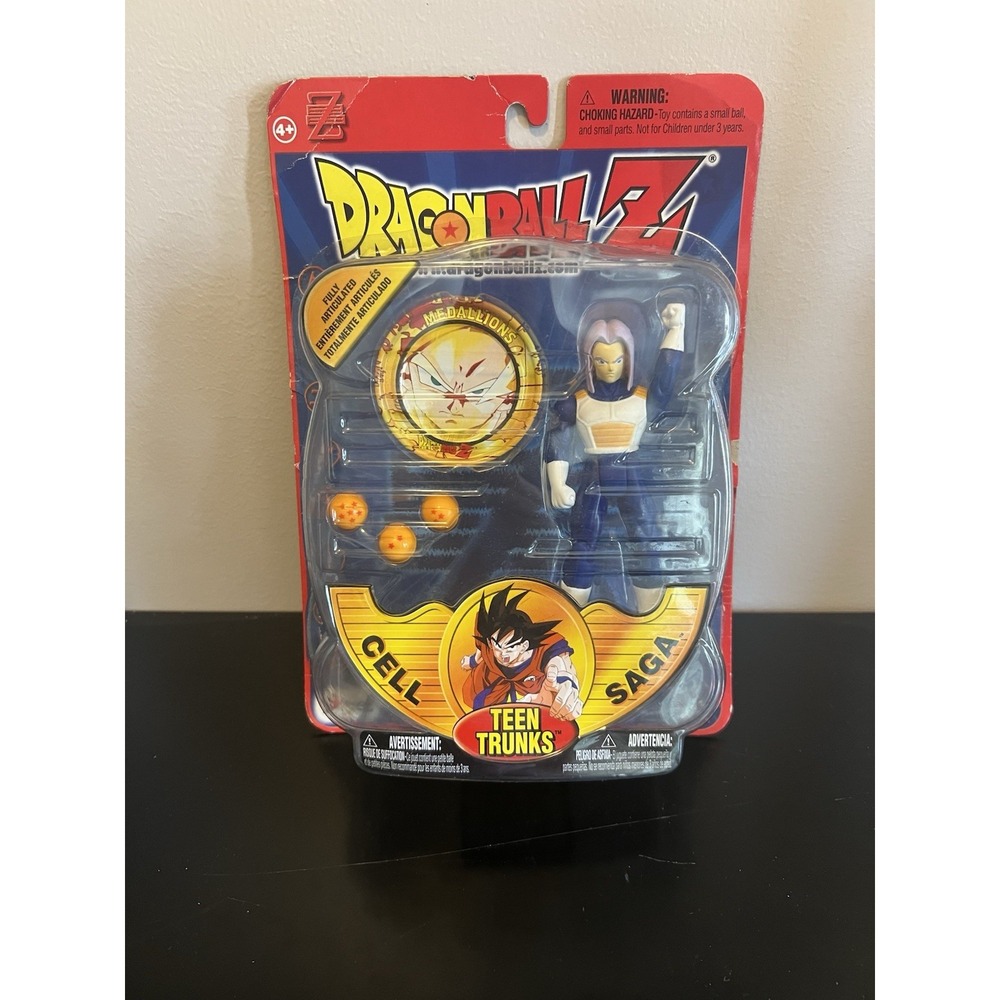 Dragon Ball Z Cell Saga Teen Trunks 2001 Action Figure NEW Irwin Toys Dragonball